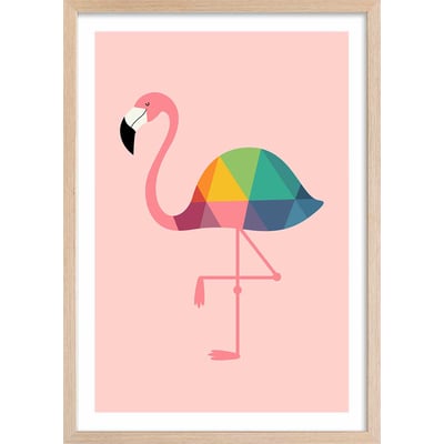 Affiche  flamingo so girly HEXOA
