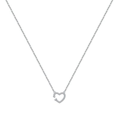 Collier en argent 925 et oxyde de zirconium CLEOR