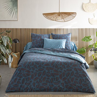 Housse de couette imprimée en bambou, IRIS ORIGIN