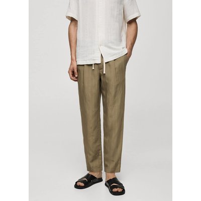 Pantacourt en lin homme hot sale