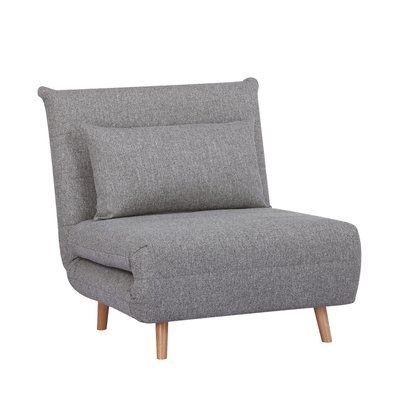 Fauteuil convertible en tissu et bois - MARLOW HOUSE NORDIC