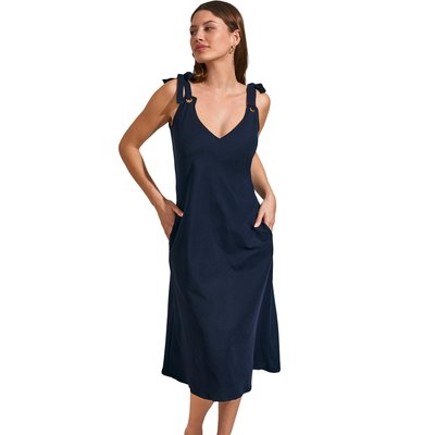 Robe estivale mi-longue à nouettes COMPLEMENTOS SELMARK MARE