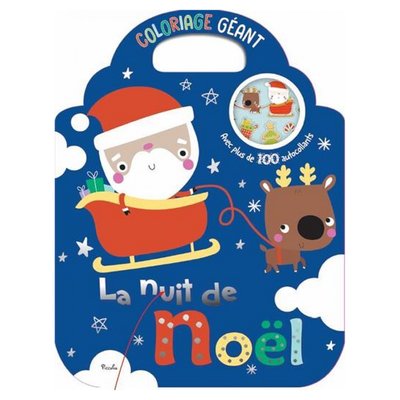 La nuit de Noel - Coloriage Géant PICCOLIA EDITIONS