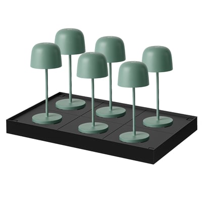 Lot de 6 Lampes de table avec socle 6x SOPHIA LUMISKY