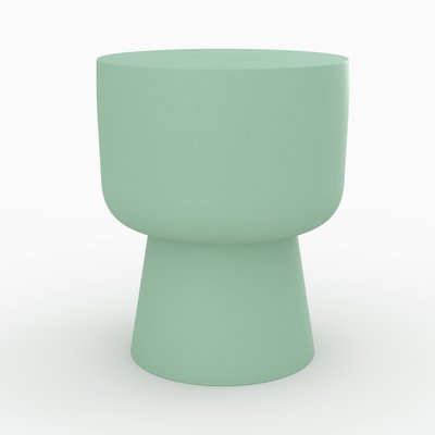 Table d'appoint ronde en métal D34 cm - PRISCA RENDEZ-VOUS DÉCO