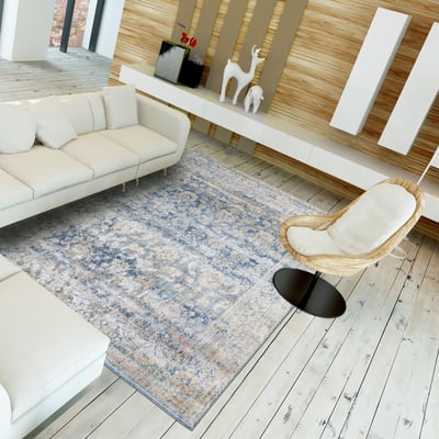 Tapis salon et chambre tissé motif abstrait BELANO UN AMOUR DE TAPIS
