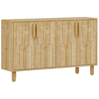 Buffet 4 portes en aggloméré Vincent HANAH HOME