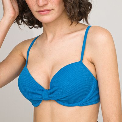 Reggiseno per bikini push-up, in seersucker LA REDOUTE COLLECTIONS