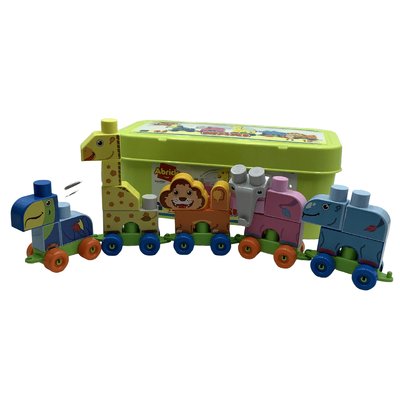 Train Du Zoo Maxi Abrick - Bon état ECOIFFIER