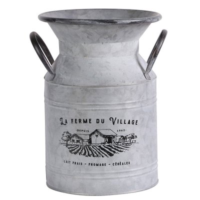 Pot à lait métal  poignées DECORATIE