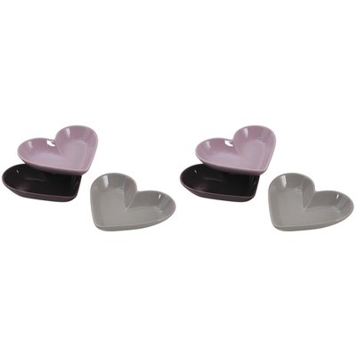 Ravier ramequin Coeur en céramique Lot de 6 AUBRY GASPARD