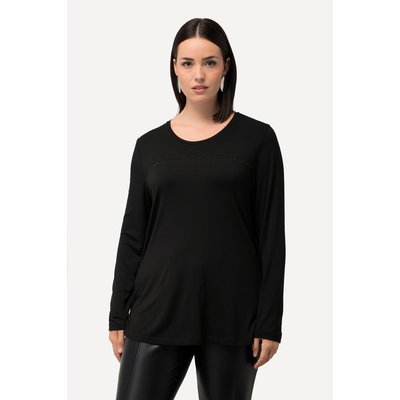 T-shirt avec pierres fantaisie. Col rond ULLA POPKEN