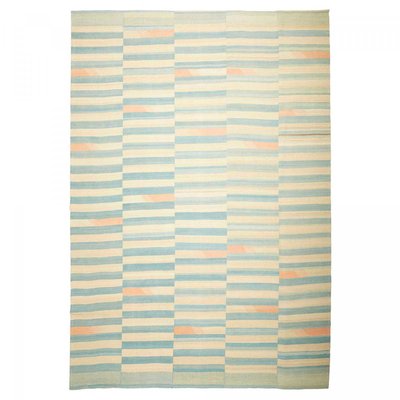 Authentique tapis d'Orient kilim fait main en laine O UN AMOUR DE TAPIS