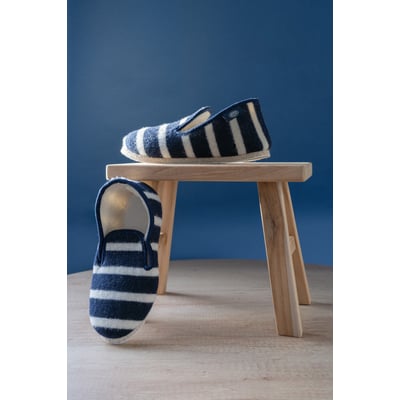 Chaussons rayés en laine MAOUTIG ARMOR-LUX