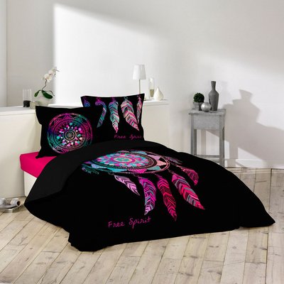 Housse De Couette  Porte Bonheur 100% Coton DECORATIE