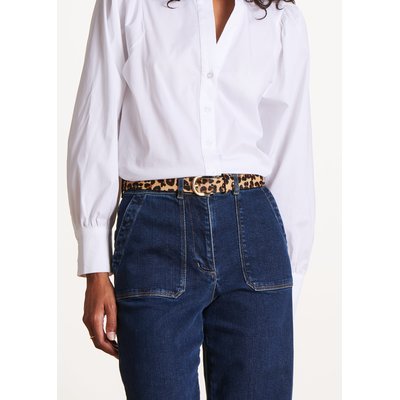 Ceinture imprimé léopard en cuir LA FEE MARABOUTEE