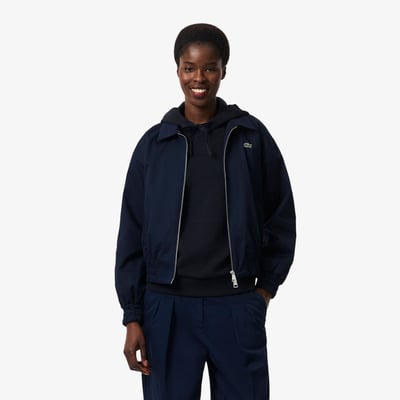 Veste gabardine stretch double col LACOSTE