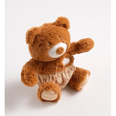 Peluche ours avec détails brodés SAUTHON