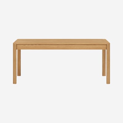 Table rectangulaire extensible en chêne MILORD HABITAT