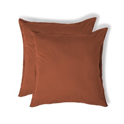 Taie d'oreiller (x2) percale NINA FEBRONIE