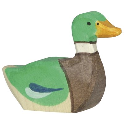 Figurine Canard, nageant HOLZTIGER