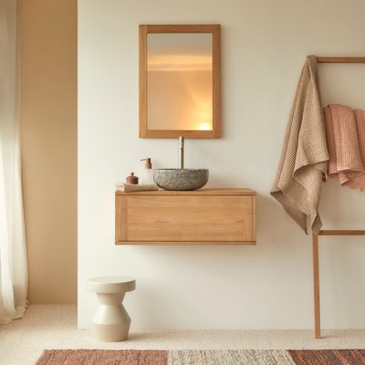Meuble sous vasque teck massif 80 cm BASIC TIKAMOON