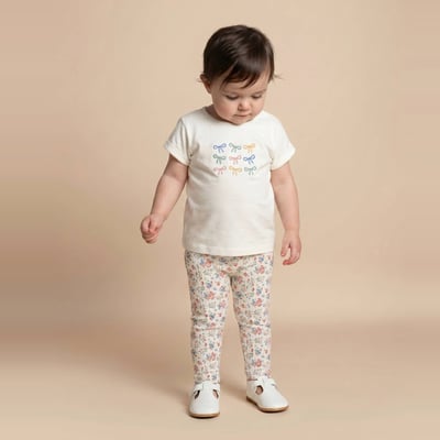 T-shirt manches courtes imprimé en coton BIO GOTS BOUT'CHOU