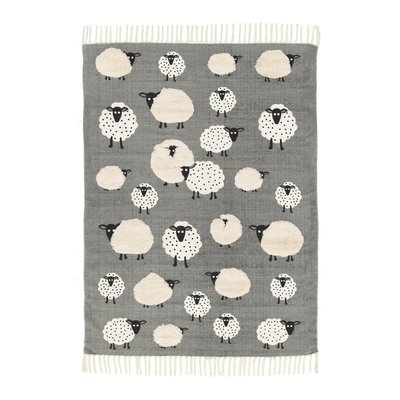 Tapis enfant en coton PETITS MOUTONS AFK LIVING