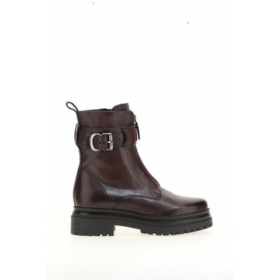 Leather Ankle Boots with Zip Fastening MJUS