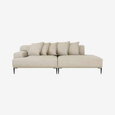 Méridienne fixe coton OTTONE II HABITAT
