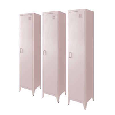 Armoire chambre industrielle 4 espaces de rangement (lot de 3) SOHO SWEEEK