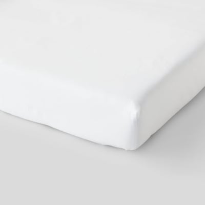 Drap housse, percale de coton, 100% coton bio GOTS MONOPRIX