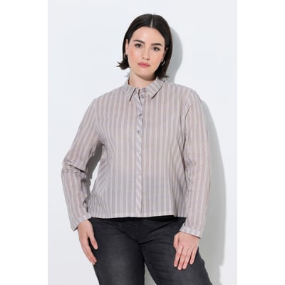 Chemisier, rayures, col de chemise ULLA POPKEN