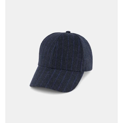 Casquette baseball rayée feutrée GALERIES LAFAYETTE