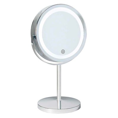 Miroir grossissant x5 lumineux rond sur pied WADIGA