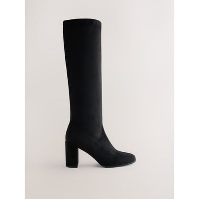 Bottes hauteur genou souples à talon carré NEXT