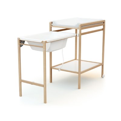Table à Langer avec Baignoire en bois ESSENTIEL AT4