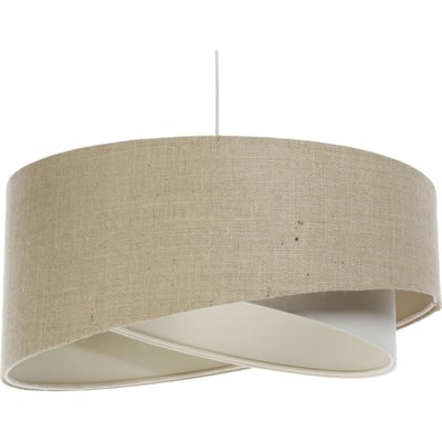 Suspension en lin et chanvre ronde Boho BPS KONCEPT