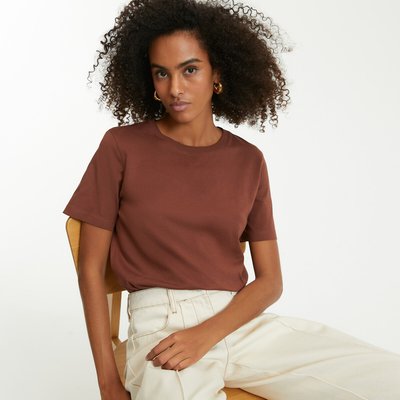 Camiseta marron mujer La Redoute