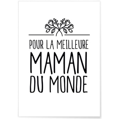 Poster Meilleure Maman L'AFFICHERIE