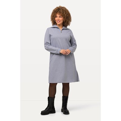 Robe en molleton à col camionneur et manches ULLA POPKEN