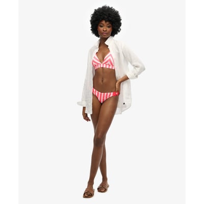 Bas de bikini espiègle rayé SUPERDRY