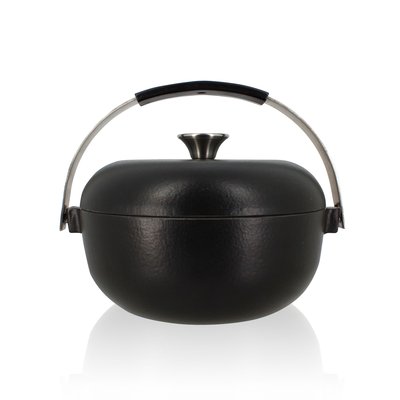 Cocotte en fonte 24cm avec anse en acier inoxydable, OLAF OGO LIVING