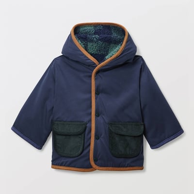 Parka à capuche réversible BOUT'CHOU