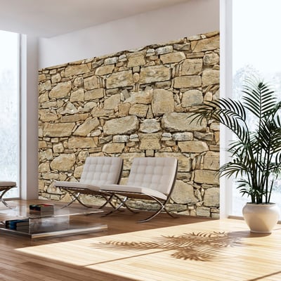 Papier peint intissé panoramique Stone wall 1 EDEN