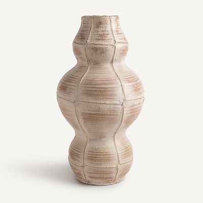 Vase en terre cuite blanchie H49,5 cm, Ilyo AM.PM