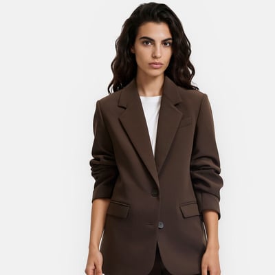 Regular Fit Single-Breasted Blazer LA REDOUTE COLLECTIONS