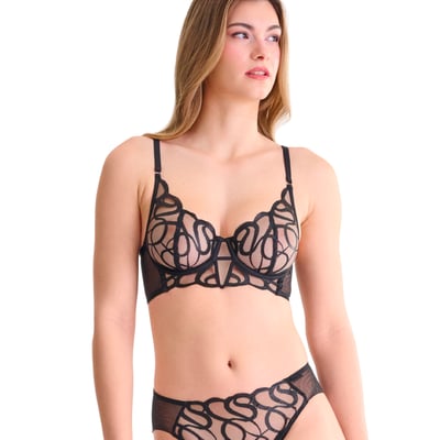 Soutien-gorge bustier armaturé SHINY SECRET LISCA
