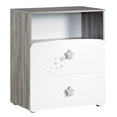 Commode à langer et 1 niche en bois BABY PRICE