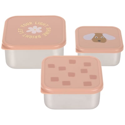 Lot de 3 boîtes à goûter LASSIG